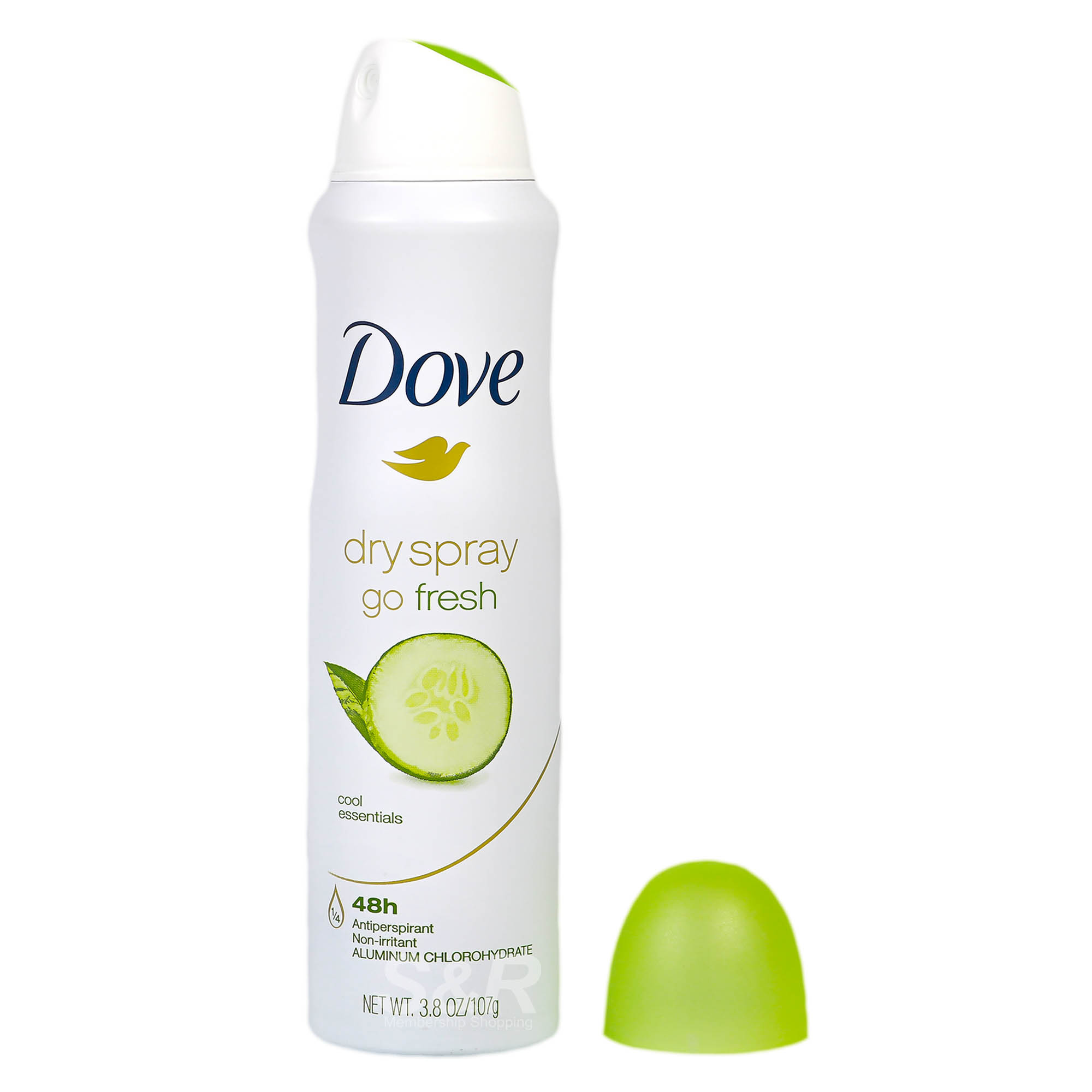 Dove Dry Spray Go Fresh Cool Essentials Cucumber and Green Tea Scent 107g